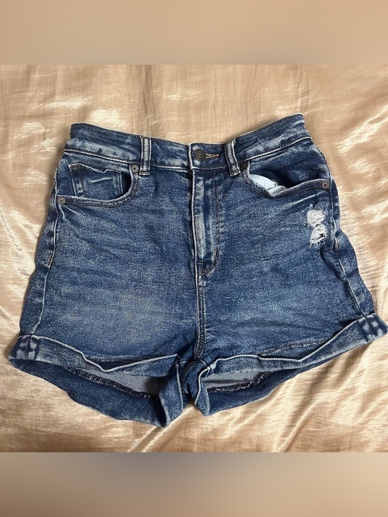 American Eagle Outfitters Pants - ੈ✩‧₊˚ american eagle blue denim high waisted shorts
